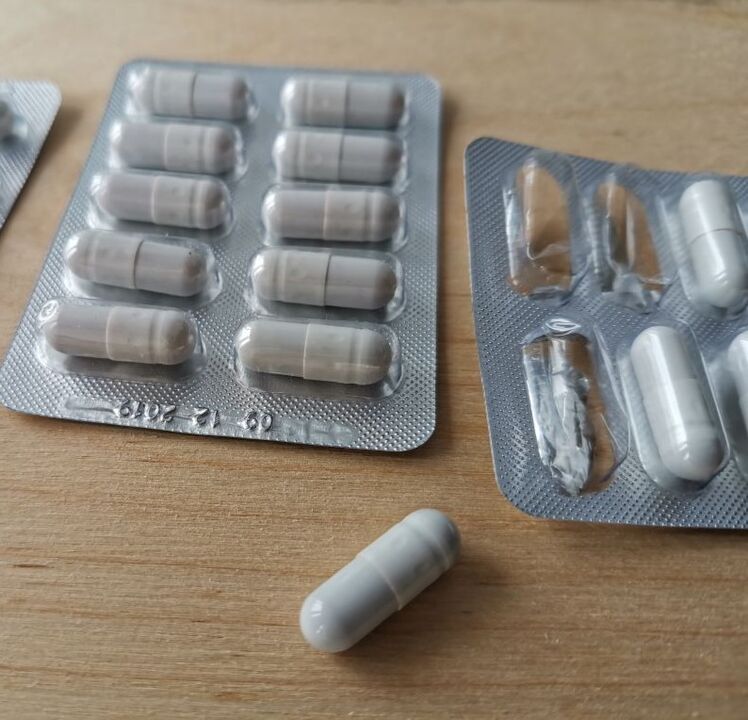 Капсулите Prostamin са опаковани в блистер