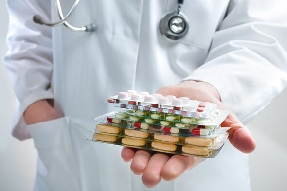 лекарят препоръчва антибиотици за простатит